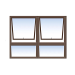 Aluminium Window 890x890