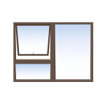 Aluminium Window 890x890