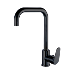 Livorno Moderna Kitchen Mixer Square Black