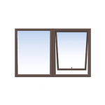Aluminium Window 890x590