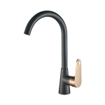 Livorno Moderna Kitchen Mixer Round Rosegold & Black Tap29