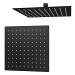 Montale Shower Head 8" Square Black