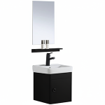 Vanity Set Odessey Black 3pc