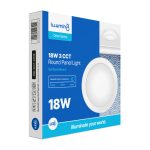 Surface Panel Light Mount Round 3CCT 18W