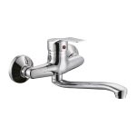Livorno Florenza Wall Mount Sink Mixer Chrome