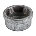 Galvanised End Cap 1/2''