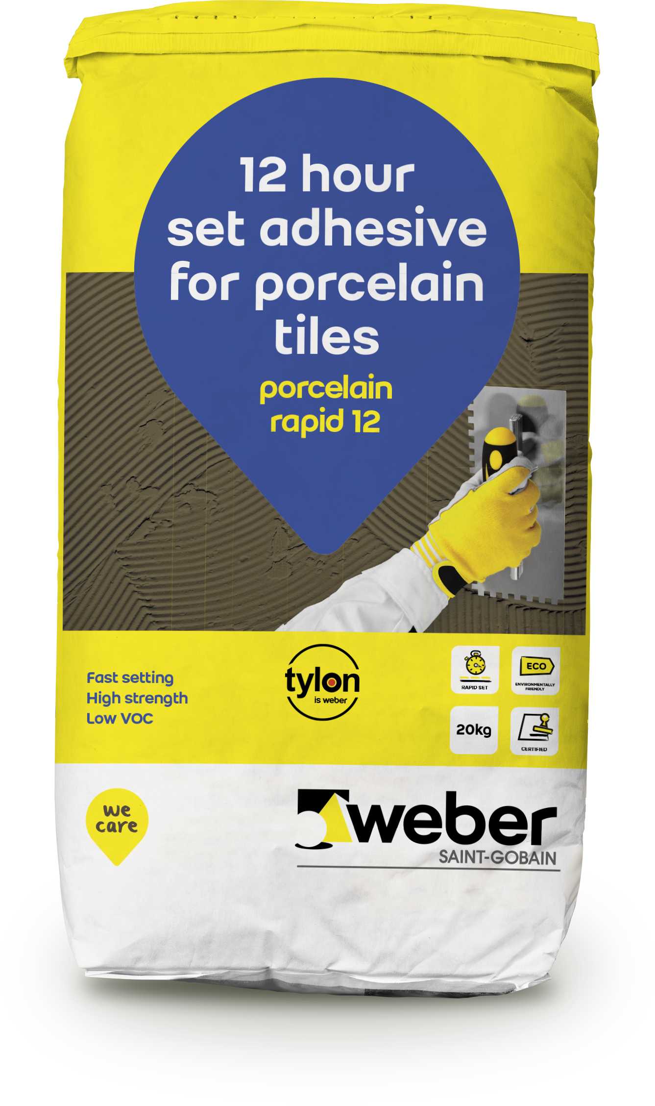 1215724_d2a1.jpg Porcelain Fix 12HR Rapid Set TNS 20kg - Image 1