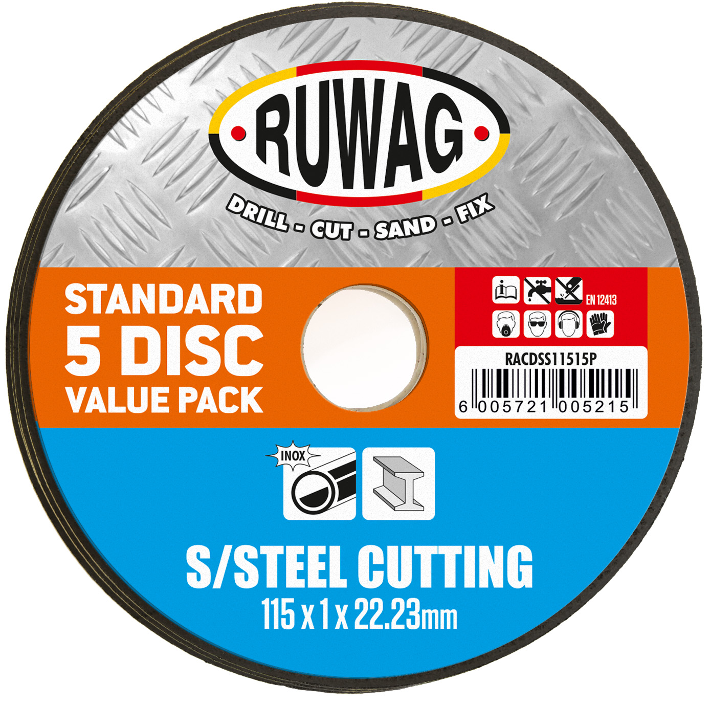 1234635_864f.jpg Cutting Disc Steel 115mm - Image 1