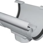 PVC Half Round Gutter Outlet