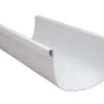 PVC D-Shape Gutter 6m