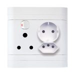 Lesco Cover Strip 4X4 Sso+schuco+euro White