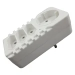 Multiplug 4WAY Adaptor 3X Euro+ 3PIN -Redisson