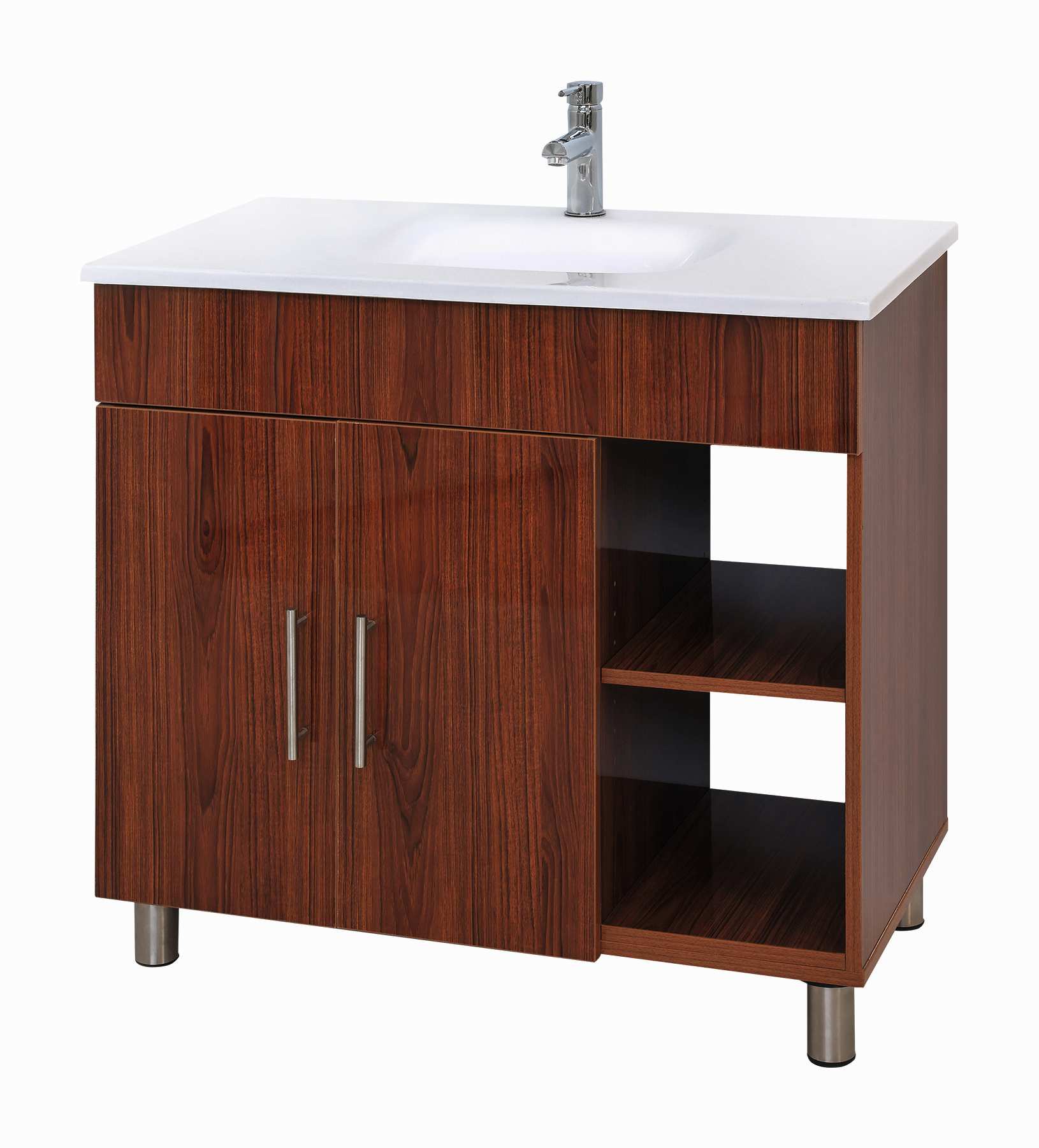 SKU5989_SPBX5072.jpg Bathroom Cabinet Double Door Mahogany - Image 1