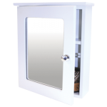 Bathroom Cabinet Single Door White