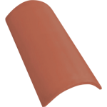 D Roof Ridging Tapered Red