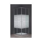 Shower Door Square White Stripe SD1/CNR03