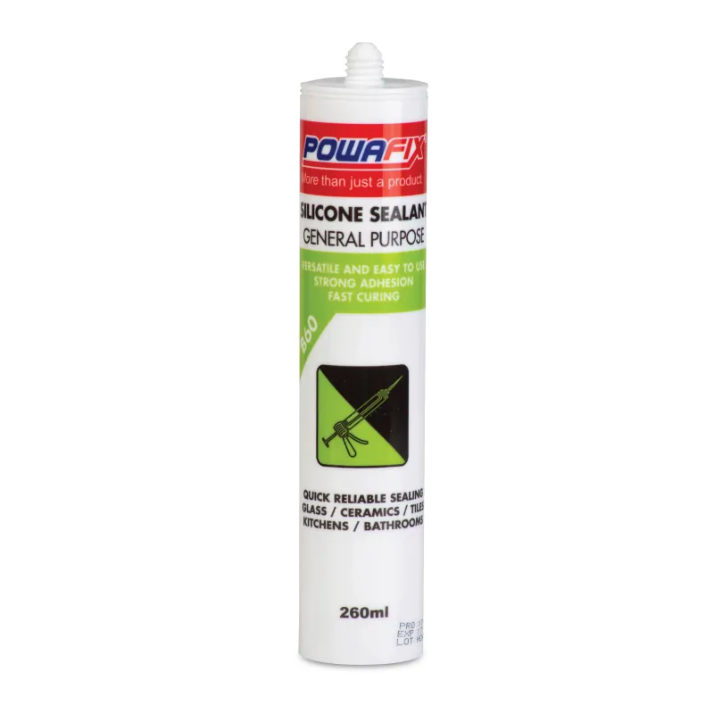 powafix-b60-clear-gp-silicone-sealant-260ml.webp Powafix Silicon Clear 260ml B60 - Image 1